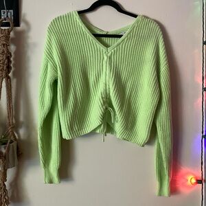 Medium, Knit, Long Sleeve, Crop Top, Sincerely Jules Sweater